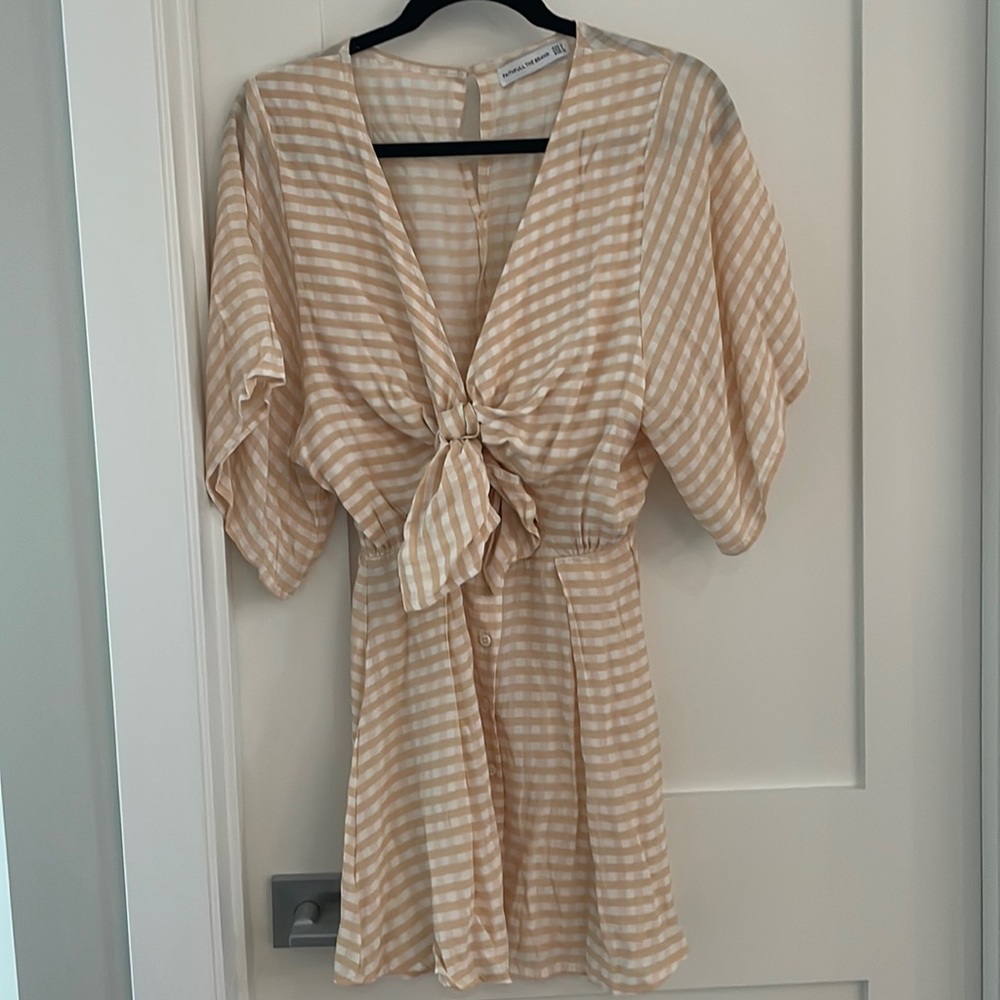 Faithfull the Brand Vinci Mini Dress - Kivotos print sz XS